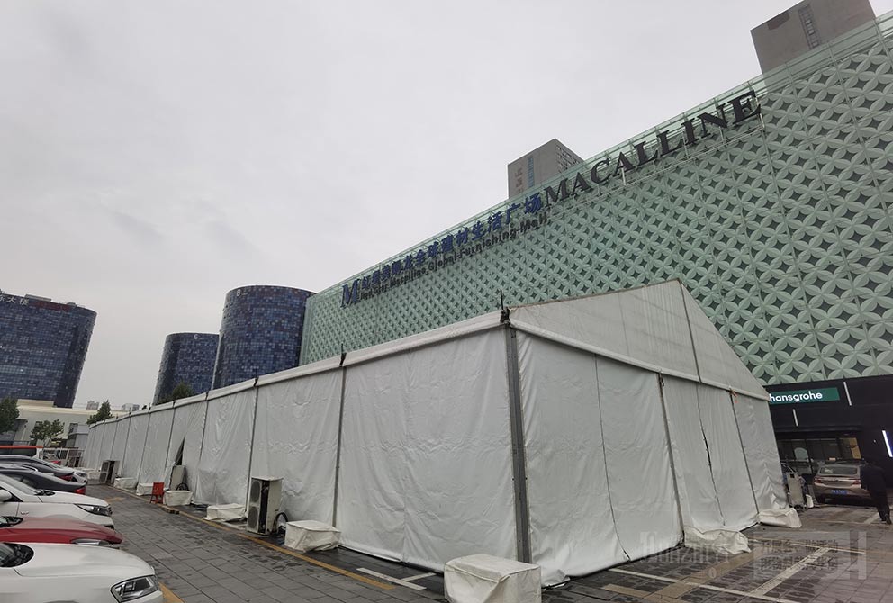 鄭州華熠篷房租賃公司搭建戶外白色歐式篷房