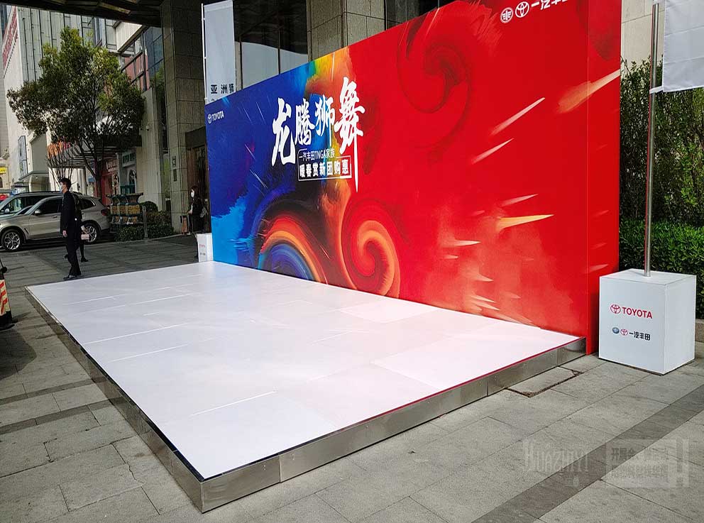 上車地臺布置租賃都有哪些省心之處？