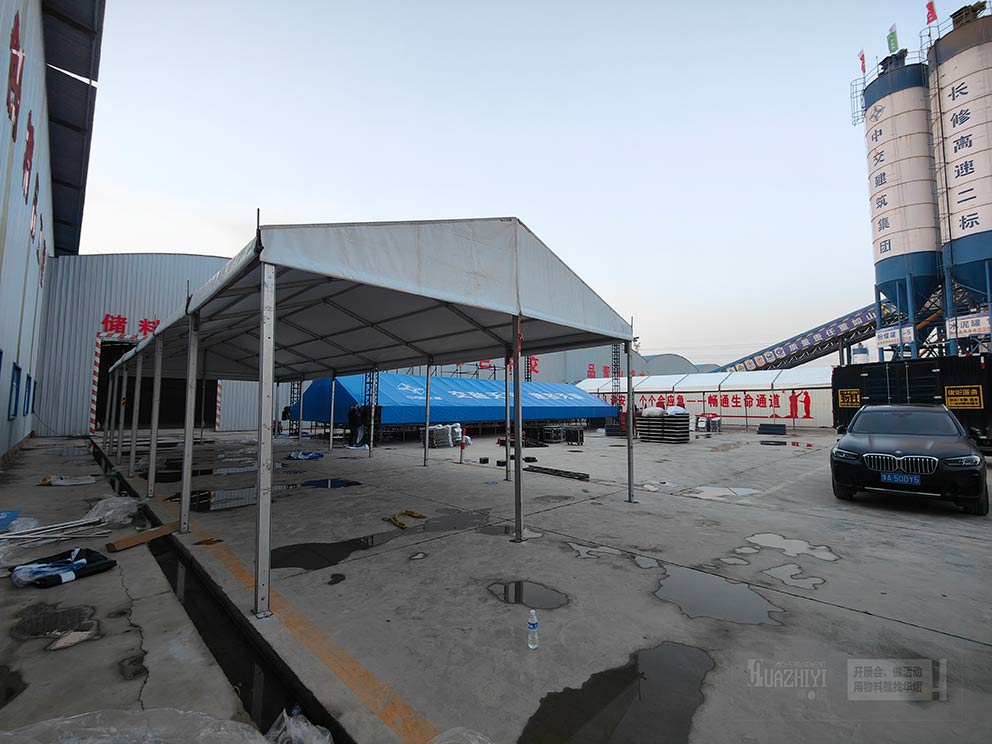 鄭州篷房出租搭建一座篷房需要多長時間呢