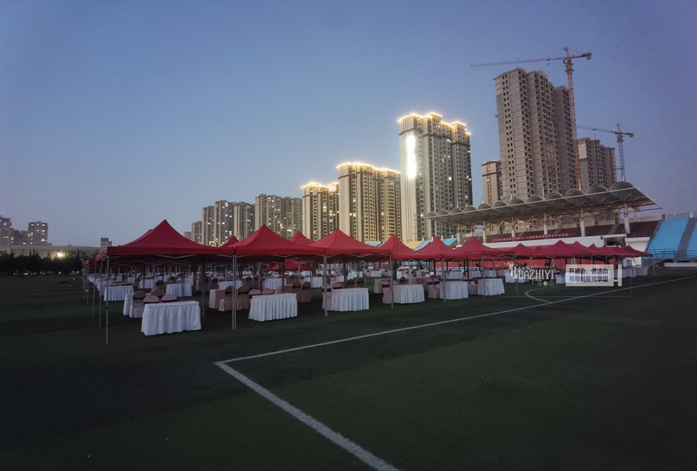 鄭州帳篷出租搭建開封水利大學(xué)畢業(yè)季就業(yè)雙選會現(xiàn)場